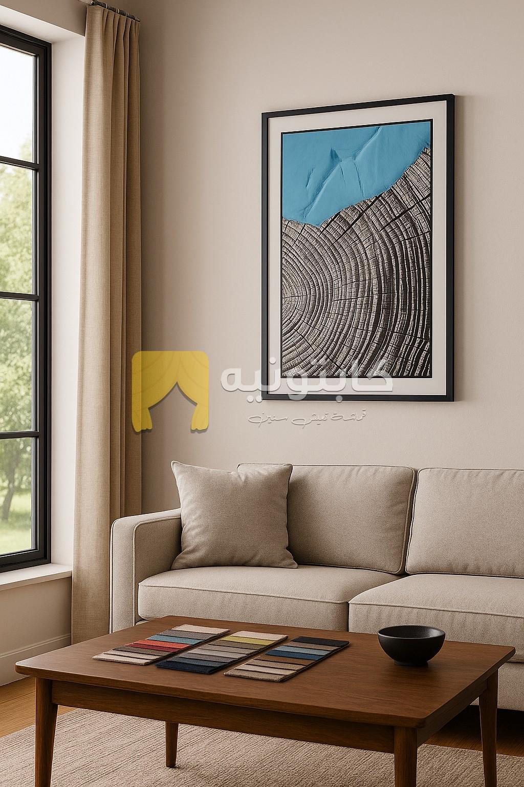 لوحة فنية خشبية مودرن