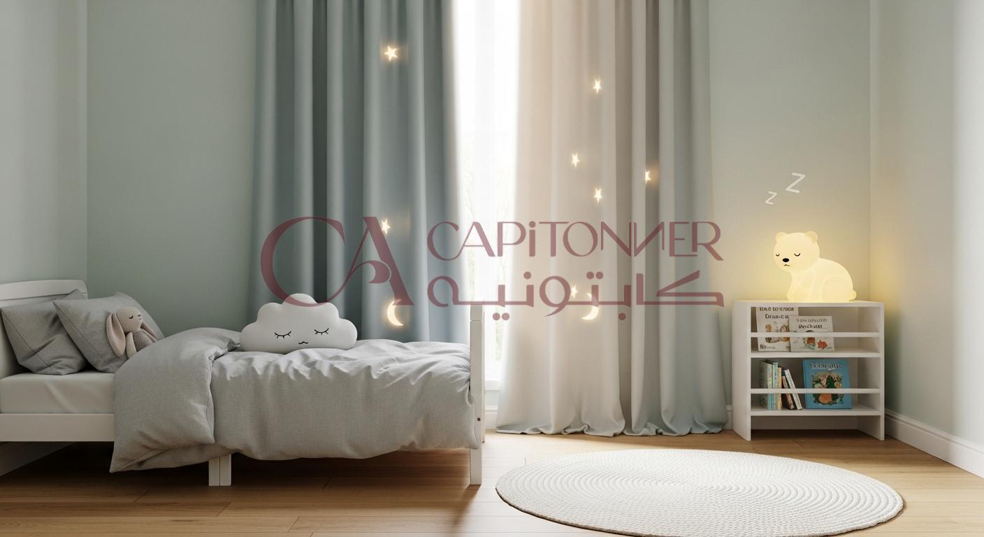 ستائر أطفال غرف النوم