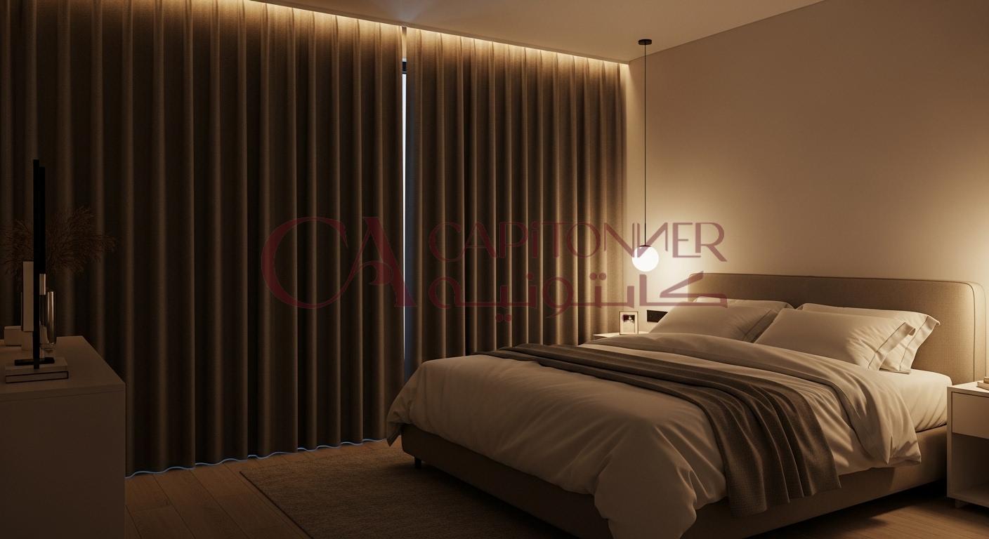 ستائر بلاك اوت غرف نوم